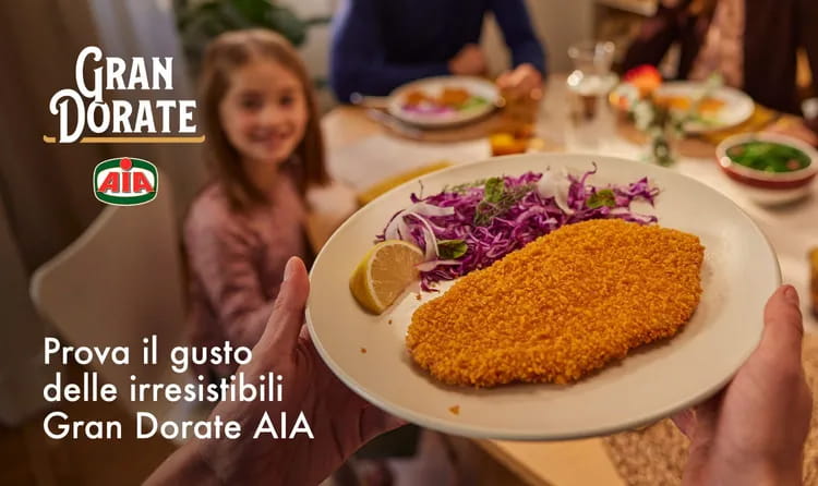 Scopri il gusto delle Gran Dorate AIA. È in tv il nuovo spot